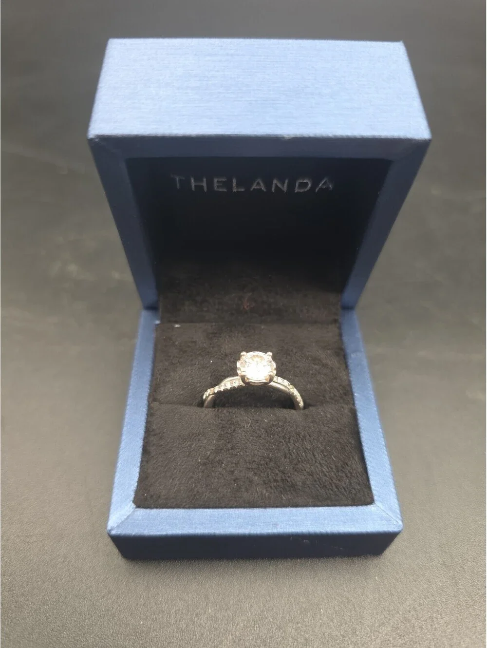 .925 Thelanda Jewel Sterling Silver Engagement Ring